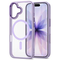 Tech-Protect MagMat MagSafe Case for iPhone 17 - Transparent Purple-thumb-2