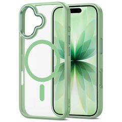 Tech-Protect MagMat MagSafe Case for iPhone 17 - Transparent Green-thumb-2