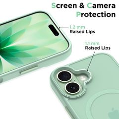 Tech-Protect MagMat MagSafe Case for iPhone 17 - Transparent Green-thumb-2