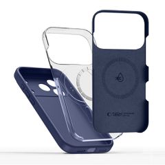 Tech-Protect Silicone MagSafe Case for iPhone 17 Pro - Navy Blue-thumb-2