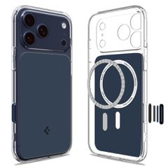 Spigen Thin Fit MagSafe Case for iPhone 17 Pro Max - Clear Navy Blue-thumb-1