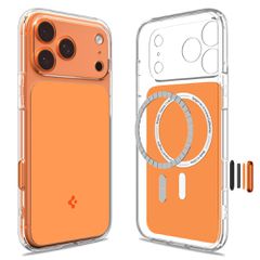 Spigen Thin Fit MagSafe Case for iPhone 17 Pro - Transparent Orange-thumb-1