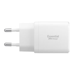 Spigen Essential EE202EU 20W Wall Charger - White-thumb-2