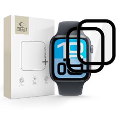 Tech-Protect Glass Flex+ 2-pack for Apple Watch 44mm - black-thumb-0