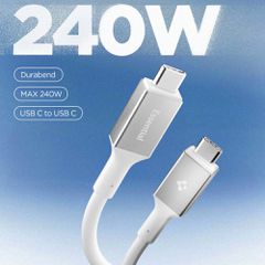 Spigen EB24012CC USB-C Cable 240W 120cm - White-thumb-1