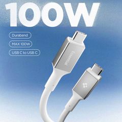Spigen EB10020CC USB-C Cable 100W 200cm - White-thumb-1