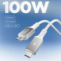 Spigen EB10010CC 100W 100 cm Cable - White-thumb-2