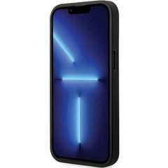 BMW Leather Carbon Case for iPhone 13 Pro Max - Black-thumb-4