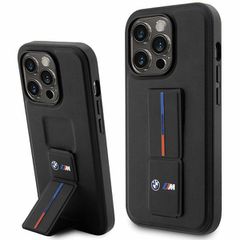 BMW Grip Stand Hot Stamp iPhone 14 Pro Case - Black