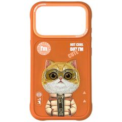 Nimmy Cool 2.0 Cat Case for iPhone 17 Pro Max - Orange