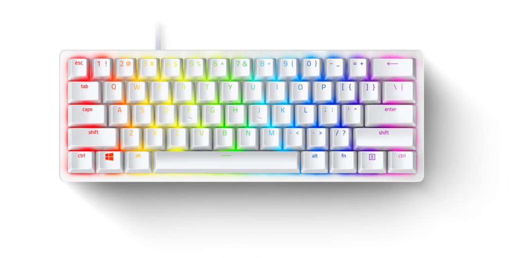 Razer - Huntsman Mini Linear - Mercury - Nordic / Computers