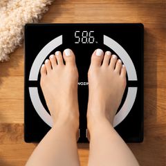 Wozinsky WIWL-30 Smart Bluetooth Bathroom Scale - Black-thumb-4