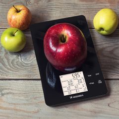 Wozinsky WIK-10 Smart Kitchen Scale with Digital Display, Bluetooth App - Black-thumb-3
