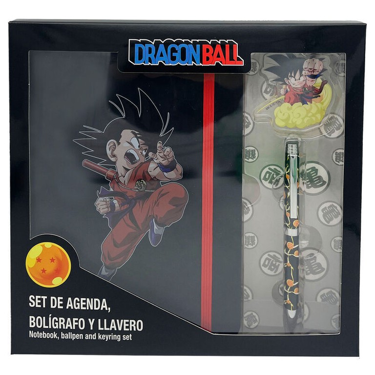 Dragon Ball set diary + pen + keychain