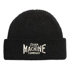 [cargr_clean_title(Loser Machine Company Loser Machine OG beanie black)]