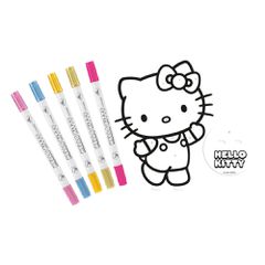 Hello Kitty and Friends Colouring set-thumb-1