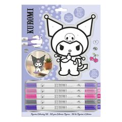 Hello Kitty Kuromi Colouring set
