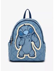 DISNEY - Stitch "Denim" - Mini Backpack Loungefly 'Exclusive'