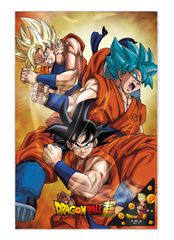 DRAGON BALL SUPER - Goku Evolution - Poster 3D - 58x38cm-thumb-1