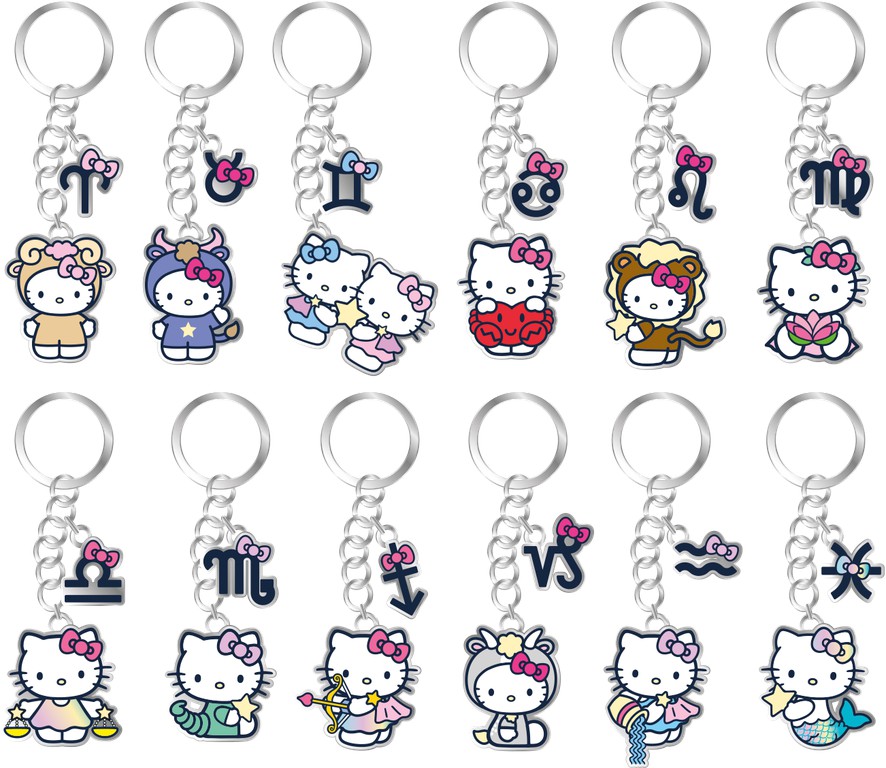 HELLO KITTY - Keychain (Display 12 Pcs)