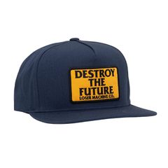 [cargr_clean_title(Loser Machine Company Loser Machine DTF snapback cap navy)]