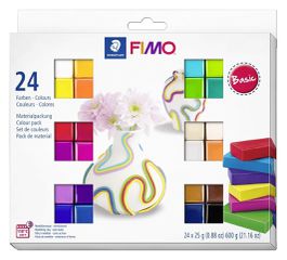 Staedtler - FIMO Soft Set, 24x25g Basic (8023 C24-1) / Toys
