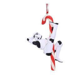 Stormtrooper Candy Cane Hanging Ornament 12cm / Fan Shop and Merchandise