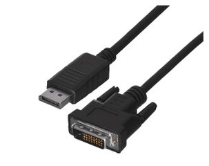 Lanberg CA-DPDV-10CU-0010-BK video cable adapter 1 m DisplayPort DVI-D Black