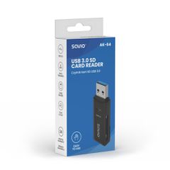 SAVIO SD card reader, USB 3.0, AK-64-thumb-2