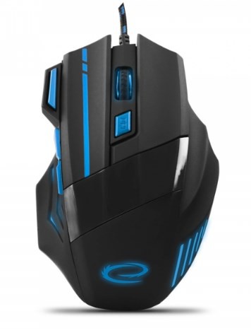 Esperanza EGM201B mouse USB Type-A Optical 2400 DPI Right-hand