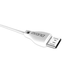 Dudao L4M USB-A - MicroUSB 2.4 A Cable 1m - White-thumb-1