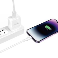 Dudao L2sL USB-A - Lightning 6A Cable 1.2m - White-thumb-2