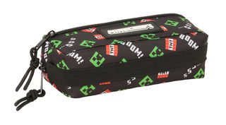 MINECRAFT - Tripple Rectangular Pencil Case-thumb-1
