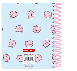 THE PINK CAT - A6 Notebook-thumb-1