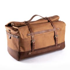 [cargr_clean_title(Tripmachine Trip Machine, Outlaw duffle bag. 50 liter. Vintage tan)]