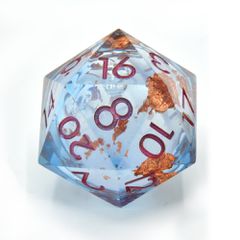 CritStones Liquid Core Dice D20 Seraphic Reverie 3 cm