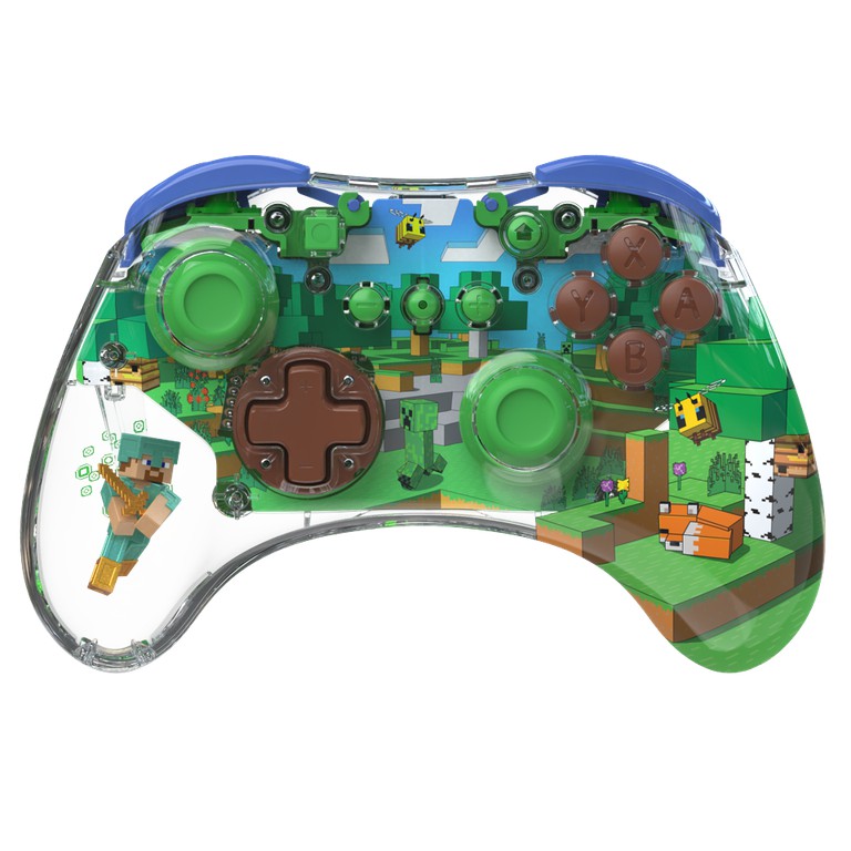 PDP REALMz - Wireless Controller - Minecraft Forest Biome / Nintendo Switch