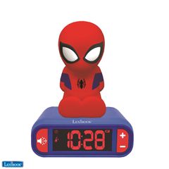 Lexibook - Spider-Man - Alarm Clock with Night Light 3D (RL800SP) / Toys