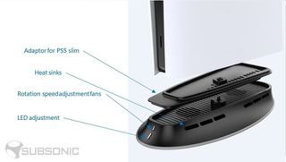 Subsonic Cooling Led Stand - PS5/PS5 Slim / PlayStation 5