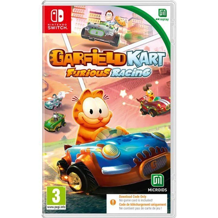 Garfield Kart: Furious Racing (Code in a box) / Nintendo Switch