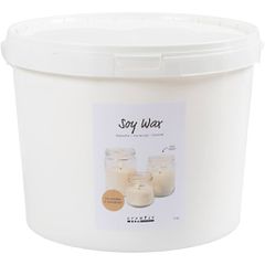 Soy wax, For candles in containers, 5 kg/ 1 pack (73429) / Toys