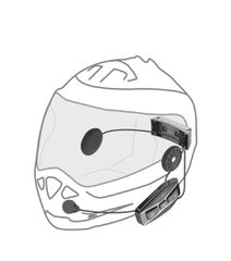 Interphone U-COM 16 Motorbike intercom 1600 m Black-thumb-4