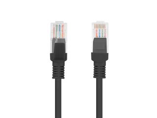 LANBERG PATCHCORD RJ45, CAT. 5E, UTP, 20M, Black