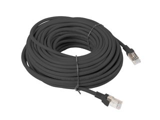 LANBERG PATCHCORD RJ45, CAT. 5E, UTP, 20M, Black-thumb-1