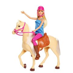 Barbie - Horse and Rider (FXH13) / Toys