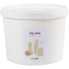 Creativ Company - Soy wax, cream, For freestanding candles, 5 kg