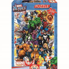 Educa - 500 Marvel Heroes Puzzles (80-15560) / Toys