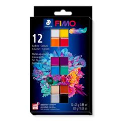 FIMO - Professional Modelling Set, 12 x ½ Block (8043 C12-1)