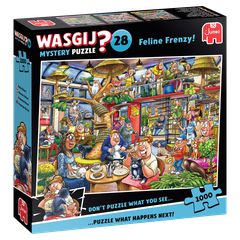 Wasgij - Mystery - #28 Feline Frenzy! (1000 pieces) (1110100506) / Toys