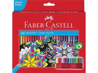 Faber-Castell - Castle box Colour pencil of 60 (111260) / Toys